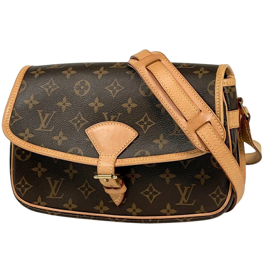 Louis Vuitton Sologne Crossbody Bag Monogram Brown